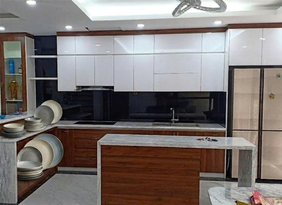 bảng giá thi công tủ bếp