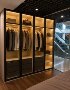 đóng tủ áo cánh kính Hà Nội