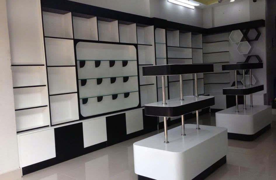 Kệ trưng bày mỹ phẩm đẹp cho showroom chuyên nghiệp