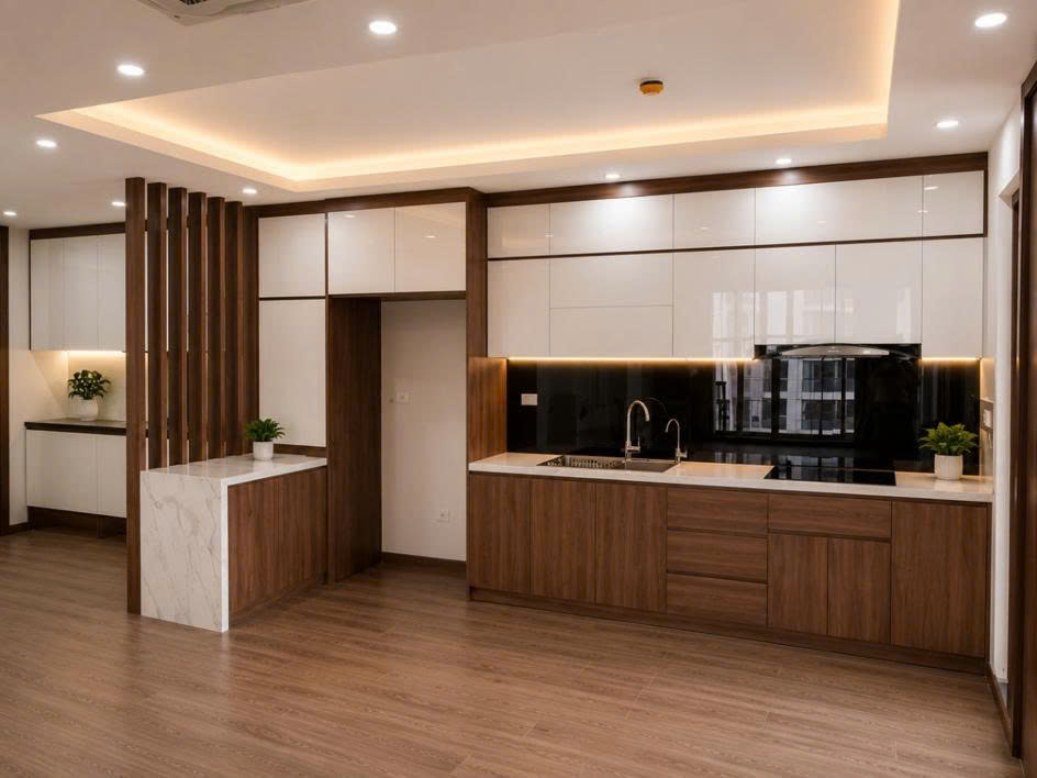thi công tủ bếp đẹp