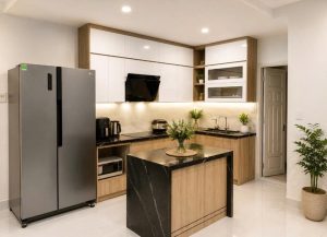 thi công tủ bếp tại An Dương Tây Hồ Hà Nội
