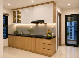 thi công tủ bếp tại An Dương Tây Hồ Hà Nội