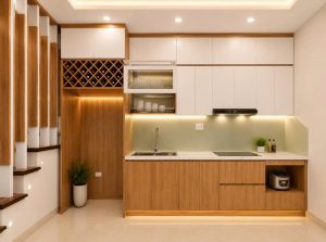 thi công tủ bếp tại An Dương Tây Hồ Hà Nội