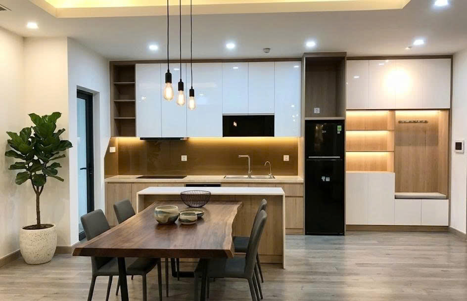 thiết kế tủ bếp hiện đại
