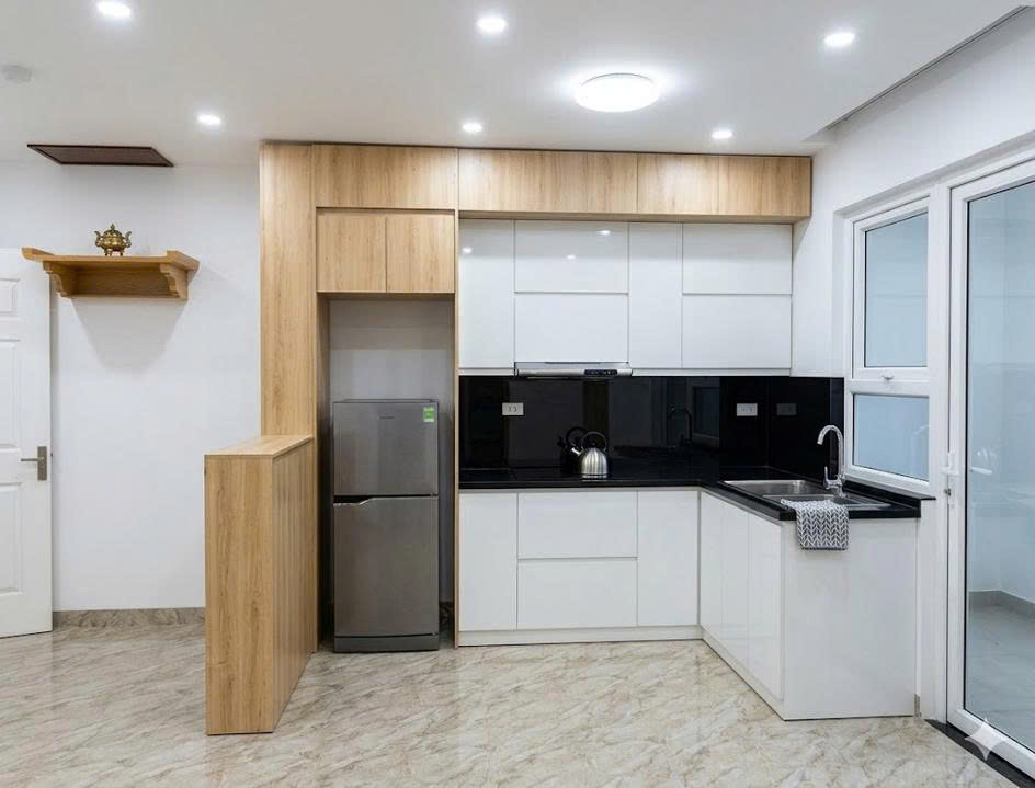 tủ bếp gỗ công nghiệp