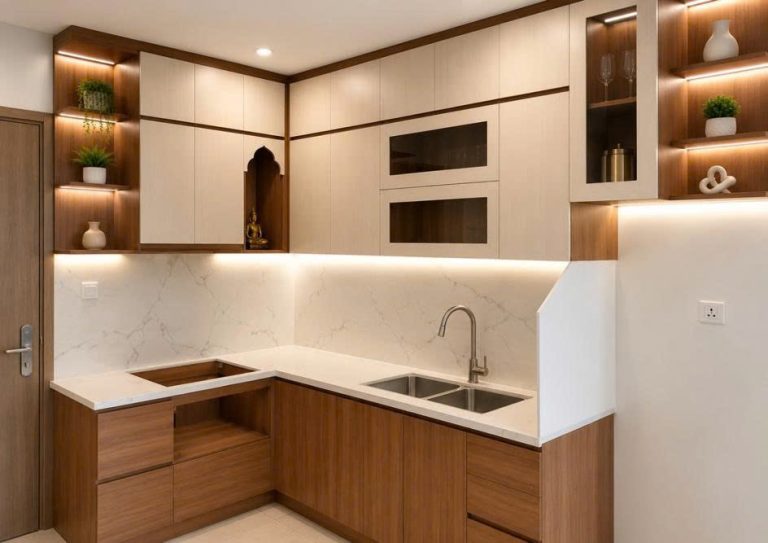 Thi Công Tủ Bếp Nghệ An – Xưởng Trực Tiếp, Máy CNC Hiện Đại Cùng Gỗ Xinh