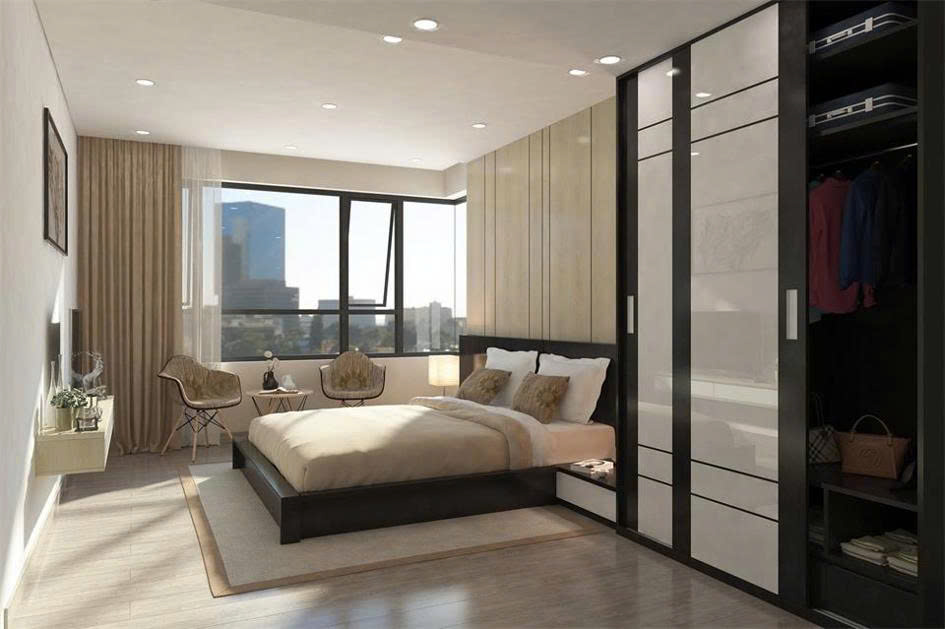 Nội thất phòng ngủ đẹp hiện đại sang trọng thiết kế tiện nghi cho gia đình