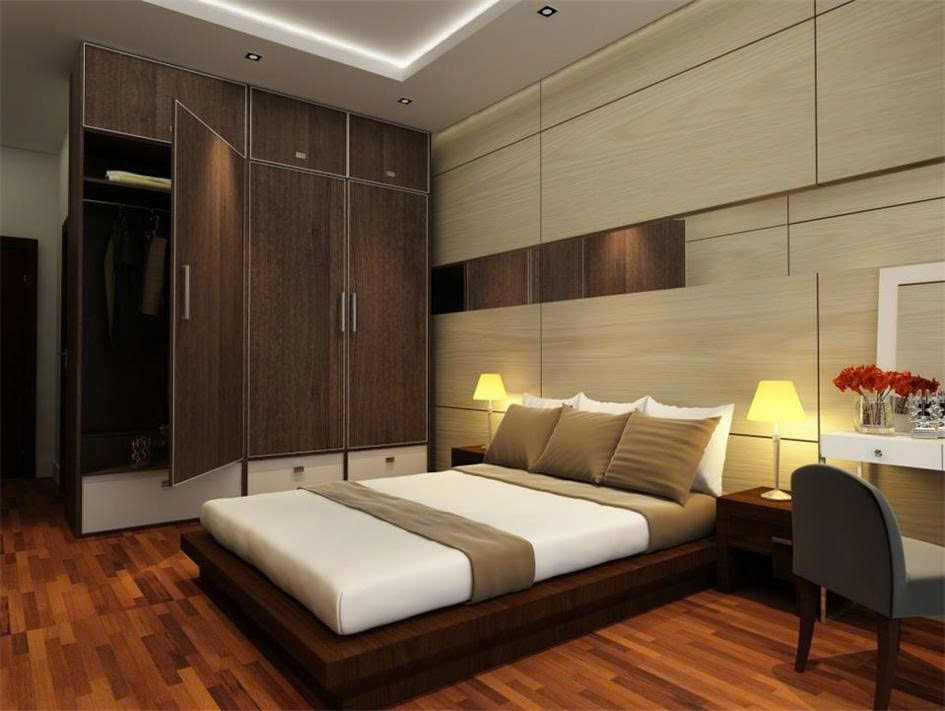 Nội thất phòng ngủ đẹp hiện đại sang trọng thiết kế tiện nghi cho gia đình