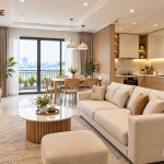 Thiết kế nội thất chung cư 70m2: bố trí gọn, thoáng