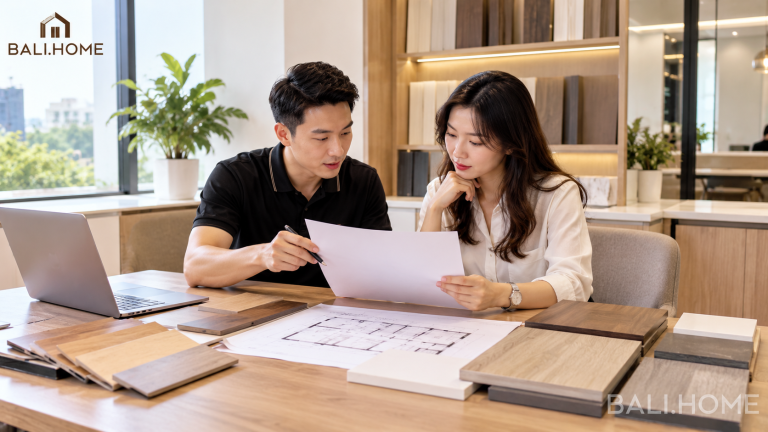 Hợp đồng thi công nội thất: trao đổi báo giá và bản vẽ trước khi ký